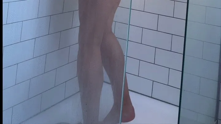 Spanking myself in the shower