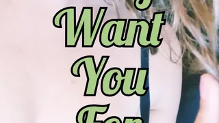 Women Only Want You For Your Money (Audio)