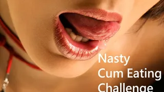 Nasty Cum Eating Challenge Audio