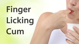 Finger Licking Cum