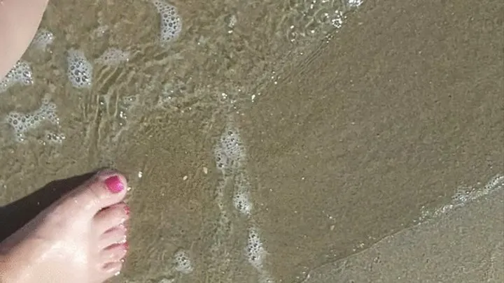 Challenge feet in the water