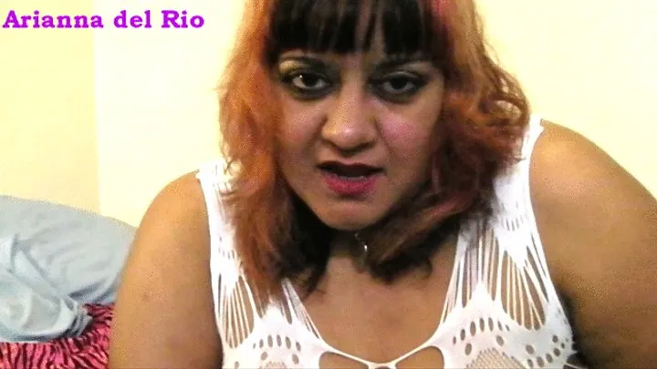 BBW Latina Bimbo FuckDoll Rides Dildo in Lingerie