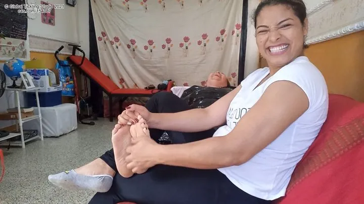 Oh My! Omaira Has Such Ticklish Feet!