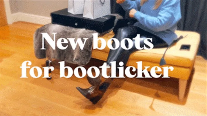 New boots for bootlicker