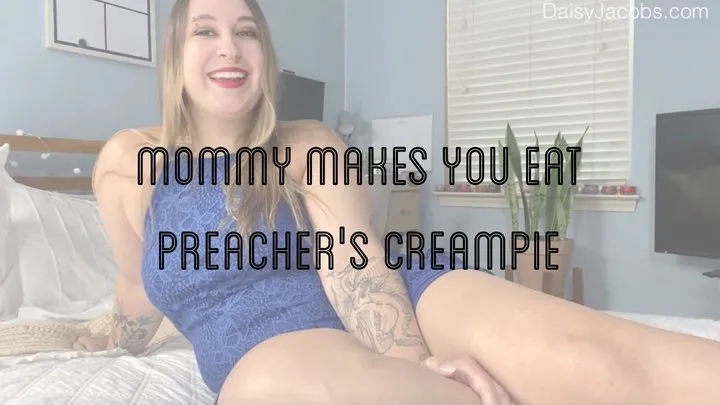 Eating Preachers Creampie out of StepMommy