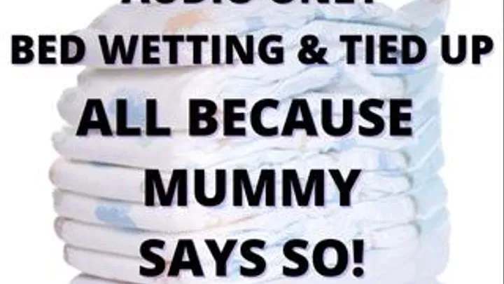 No diaper allowed and it's bed time - you will obey mummy won't you?