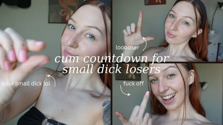 848 Cum Countdown for Small Dick Loser