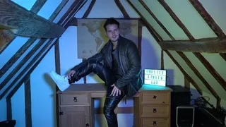LEATHER STEP-DADDY TEASING SEDUCTION AND DENIAL