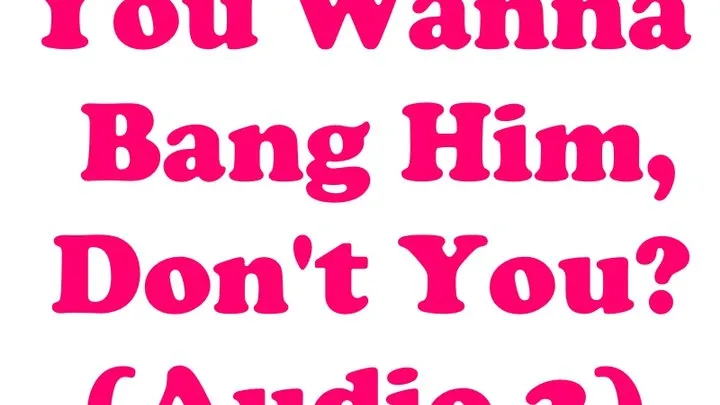 You Wanna Bang Him, Don't You? (pt 2) - Bi - AUDIO ONLY