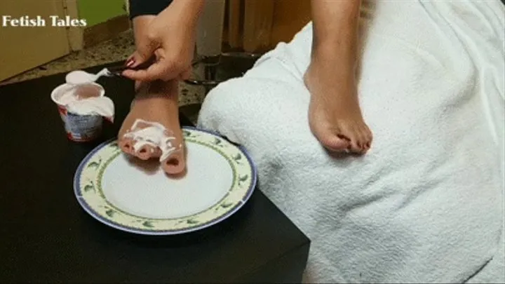 Feetcleaner vol 1 Yogurt feet Cleaning