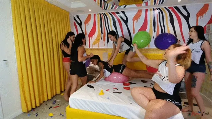 BIG BALLOON PARTY WITH 6 NAUGHTY LESBIANS - NEW KC 2021 - CLIP 6