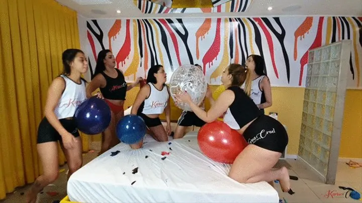 BIG BALLOON PARTY WITH 6 NAUGHTY LESBIANS - NEW KC 2021 - CLIP 5