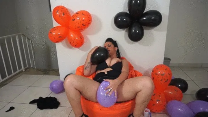 A PERVERTED MILF WITH HORNY BY BALLONS -- BY ADRIANA FULLER - CLIP 3