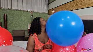 PLAYING AND TEASING BALLOONS - BY RUBY - CLIP 2 NEW KC FEBRUARY 2024!!!