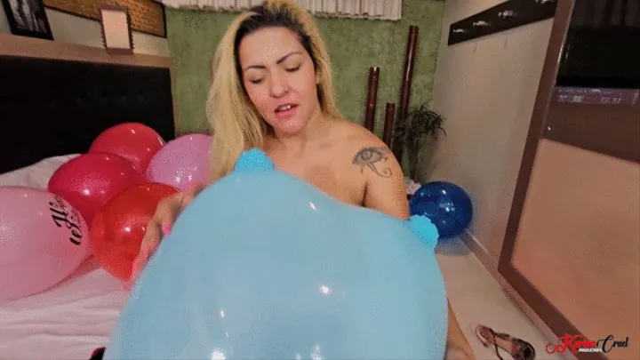 PLAYING WITH BALLOONS IN A DIFFERENT WAY - BY REBECA SANTOS - CLIP 3 KC 2023!!!!