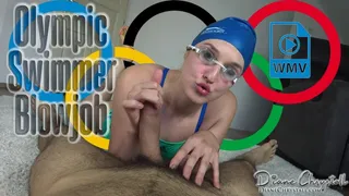Olympic Swimmer Blows you