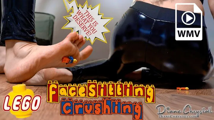 Facesitting and crushing lego-figures