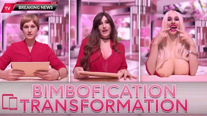 Bimbofication Transformation Magic control Gas Boob Growth From Karen to Bimbo Newsreader TF