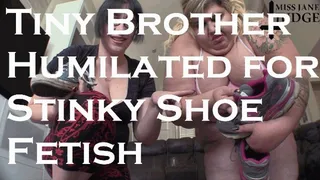 Tiny Step-Brother Humiliated for Stinky Shoe Fetish