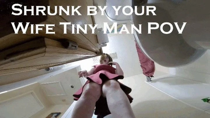 Shrunk by your Wife Tiny Man POV