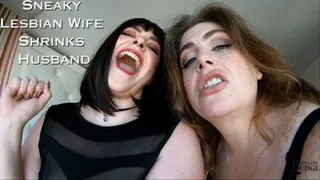 Sneaky Lesbian Wife Shrinks Husband A Shrinking Cuckold Fantasy with Megan Daw and Jane Judge