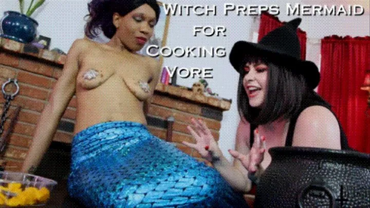 Witch Preps Mermaid for Cooking Vore A Magical Control Fantasy with Mesmerize and Oiling up in Cosplay featuring Cupcake Sinclair and Jane Judge