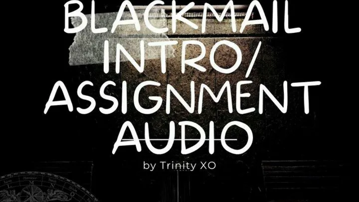 BLACKMAIL INTRO WITH ASSIGNMENT 1