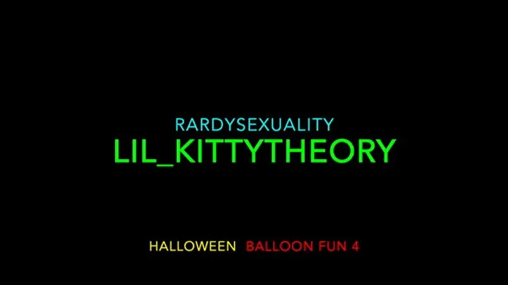 Lil Kittytheory balloon fucking