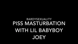 Joey pee Masturbation