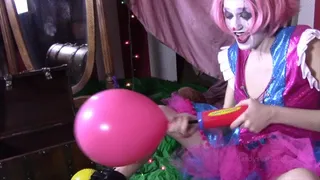 Non-Pop Balloon Clown Violet The Clown Girl!!!!