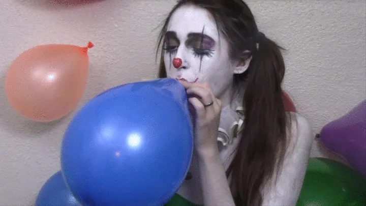 Masturbating Teen Clown