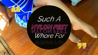 Whore For My Nylon Feet