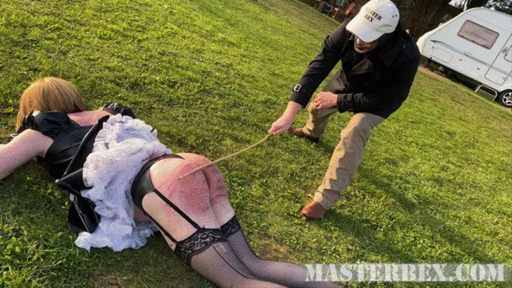 Caning a deviant sissy slut - Master Bex