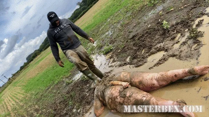 Fun with my mud pig - Master Bex