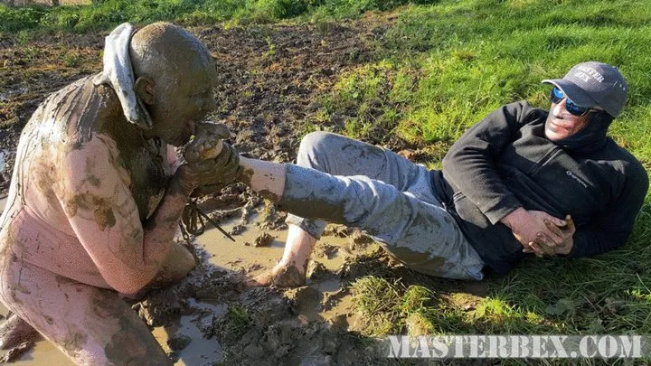 Extreme muddy foot domination - Master Bex