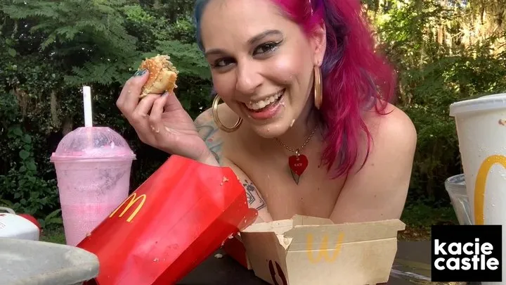 Big Mac Meal Mukbang and Puke