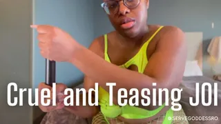 Cruel and Teasing JOI - Royal Ro lingerie jerk off instructions