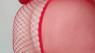 My fat ass TWERKING in fishnet