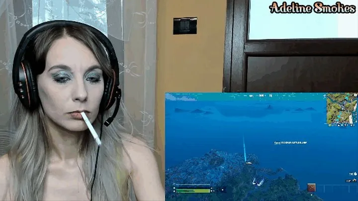 Smoking while playing Fortnite