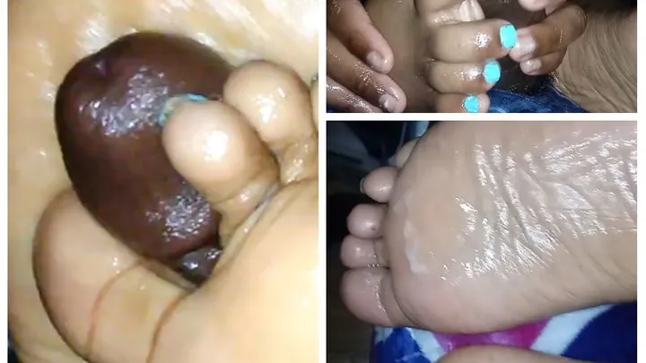 Kristynsoles triple threat footjob cum blast