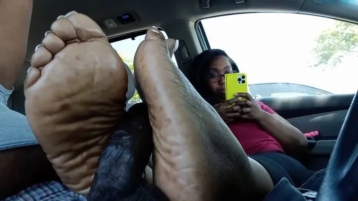 mz thick widez car footjob virgn feet (nc) no cumshot