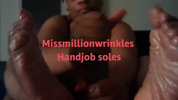 Missmillionwrinkles handjob soles cumblast