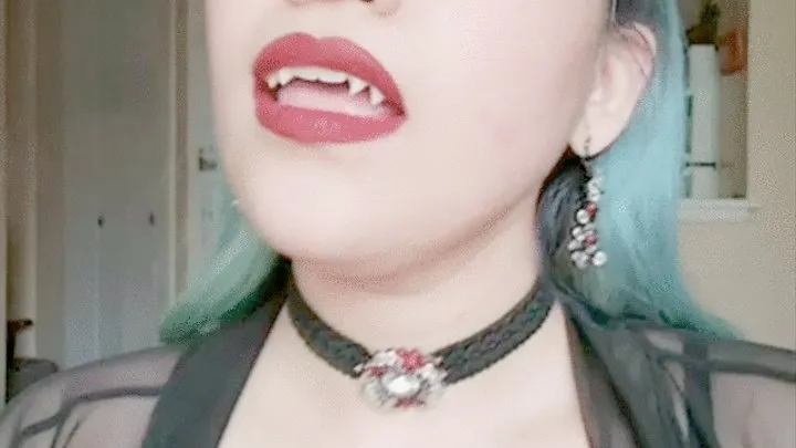 Vampire Mouth Teasing