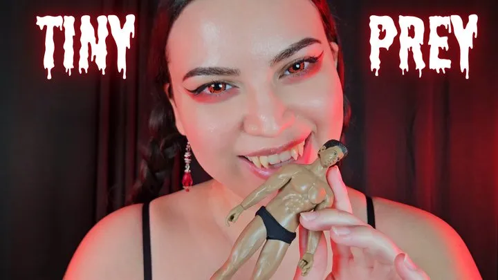 Tiny Prey - Giantess Vampiress Countess Wednesday Mesmerizes You - Vampire Vore, Biting, Licking, Eye Contact