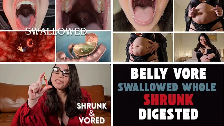 Belly Vore Compilation - Giantess Countess Wednesday Shrinking, Voreing, Swallowing You Whole, Digesting You