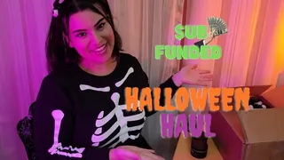 Sub Funded Halloween Haul Unboxing