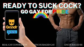 Suck Cock for Pride - Real Gay Conversion with Countess Wednesday Using Grindr - Gay Encouragement, Bi Encouragement, Cock Sucking ASMR Audio Only