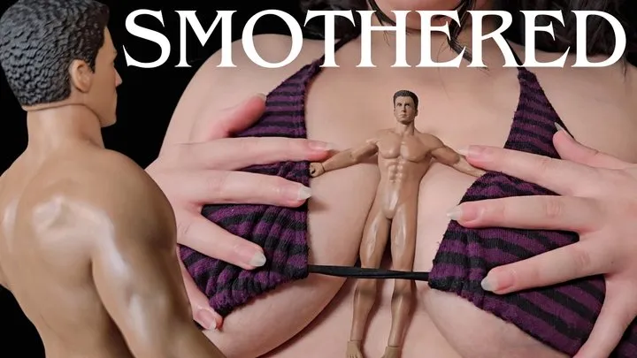 Smothering the Tiny - Giantess Countess Wednesday Tit Smothering a Tiny Man and Using Him for Her Amusement - Ft Boob Bouncing, Big Tits, Giant Woman, Slow Motion