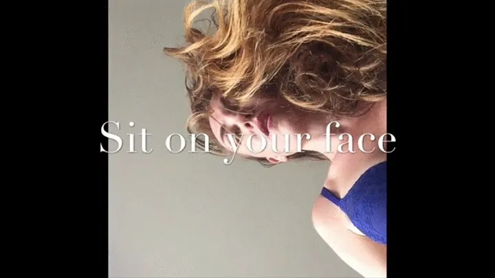 Face sitting Long-hair Redhead in Blue Lingerie