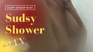 Sudsy Bush Shower with Long-haired Ginger